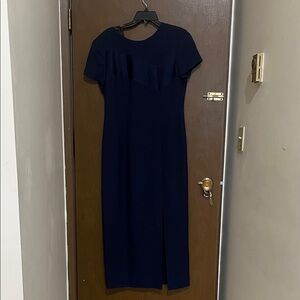Elegant Navy Blue Dress
